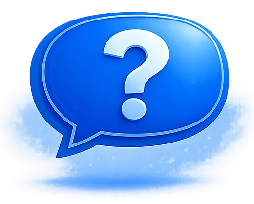 Ilustrace FAQ – bublina s otazníkem