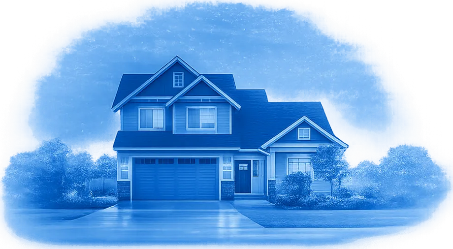 Ilustrace pojištění pro občany – dům s ochranným štítem